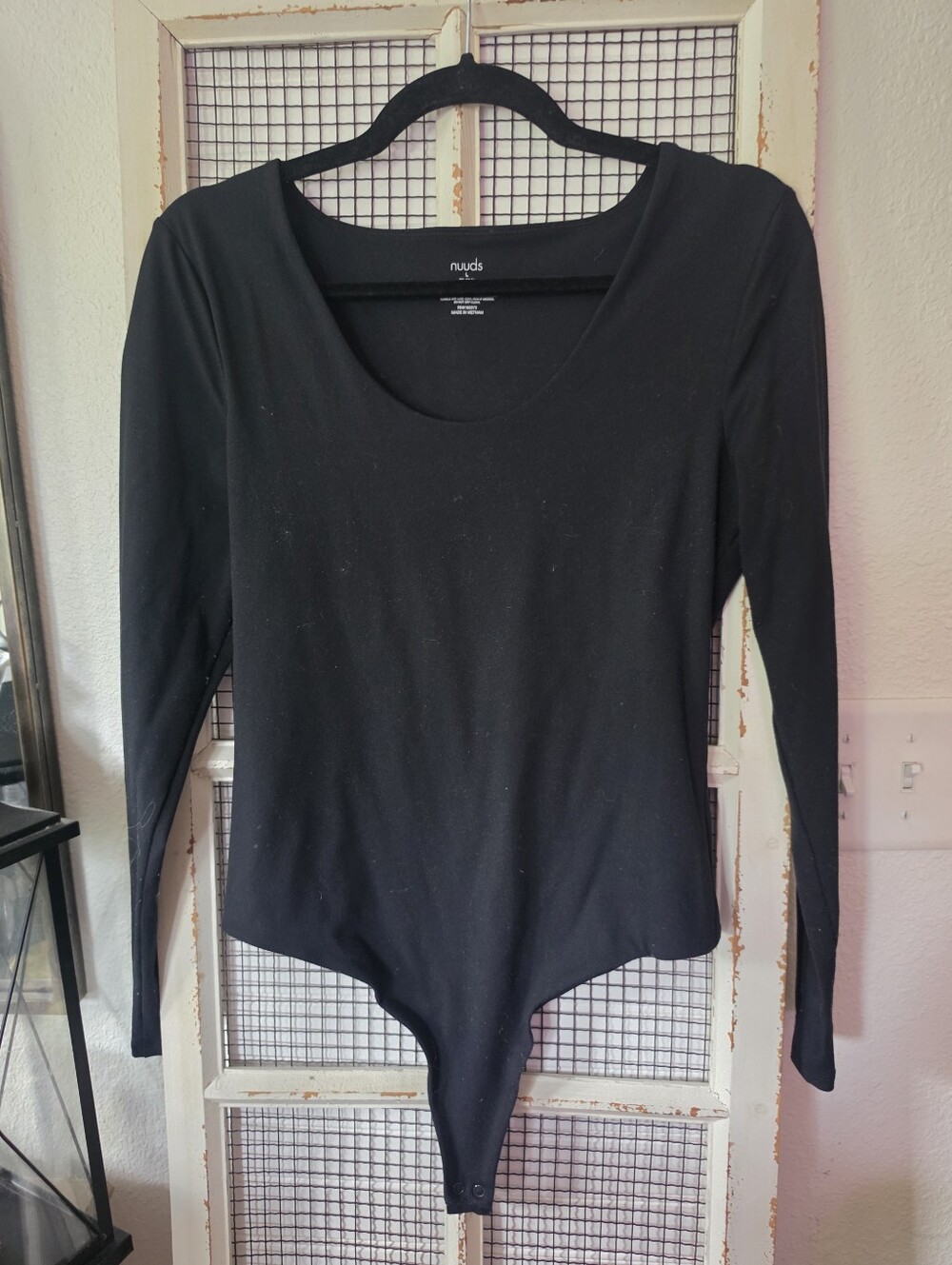 Nuuds Black Bodysuit